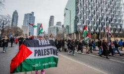مظاهرة حاشدة في لندن للمطالبة بوقف جريمة الإبادة الجماعية في غزة